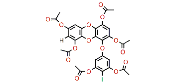 4'-Iodoeckol hexaacetate